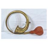 Vintage brass car horn