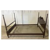 Queen size bed frame 64.5in Wide 85in Long 57" H