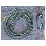 Yardworks garden hose and sprinkler