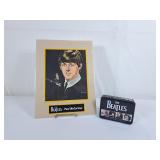 Paul McCartney Print & Beatles Playing Card Set