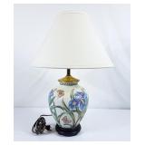 Gorgeous Moorcraft-Style Iris & Butterfly Table