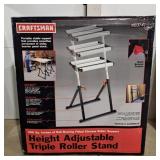 Craftsman adjustable height triple roller stand -