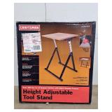 Adjustable height  tool stand - open box