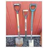 Shovels and small fork