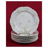 Theodore Haviland Limoges Scalloped Edge Plates -