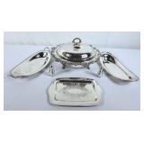 Lovely Silverplate Serving Pieces & Salt & Pepper