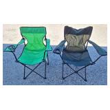 Pair of folding chairs