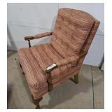 Pink accent chair