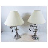 Pair of 26" table top lamps
