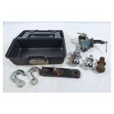 1 7/8" balls, tow hooks, miniature Vise etc