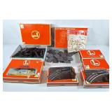 Lionel train track, manual switch, 1 car, etc