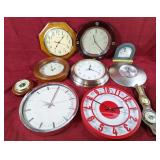 10 clocks / barometers