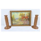 Florentia artcraft  made in Canada candle stick