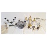 Assorted candle holders! Great decorator pieces