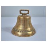 Vintage Brass Canadian Beaver Bell