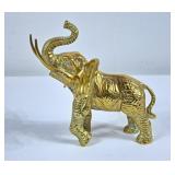 Solid Brass Elephant Figurine