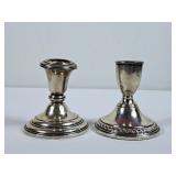 Sterling Silver Candle Holders - Preisner & Frank