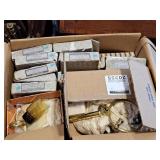 Large Box of New in Box Bathroom Fixtures