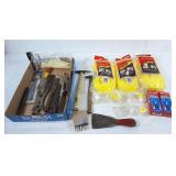 Pocket multi tools, rope, zip ties, safety
