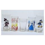 Vintage Walt Disney Drinking Glasses