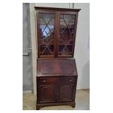 Vintage drop front Secretary desk / cabinet -
