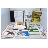 Vintage toy tractor literature and booklets