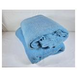 Beautiful Blue Moderna Sorrento Wool Blankets -