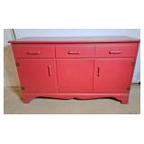 Bright Red Imperial Pantry Cabinet