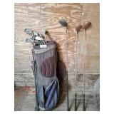 Right handed golf clubs with bag. TNT & Taylor