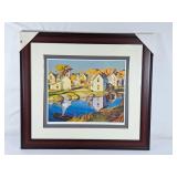 Beautiful Framed A.J. Casson "White Village"