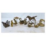 Brass cute animal decorative lot!
