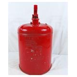 Metal safety gas can manufactured by Williams