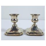 Sterling Silver Candle Holders