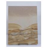 Vertical Slab of Petrified Sand - 12"Wx6"H