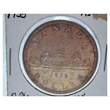 1935 Canada One Dollar Coin