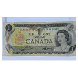 1973 Canada One Dollar Bill