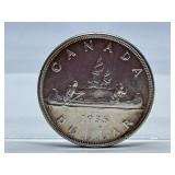 Mint State 1935 Canada One Dollar Coin with