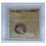 B & L Prairie Coin Graded Proof 2002 Canada