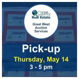 Pickup Thursday, May 14, 2026, at 3-5 pm