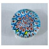 Vintage Millefiori Glass Paperweight