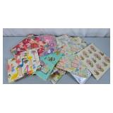 Large Collection of Vintage Wrapping Paper