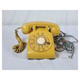 Harvest Gold Vintage Rotary Dial Phone