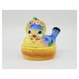 Beautiful Vintage Norcrest Bluebird on Nest S&P