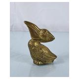 Vintage Brass Pelican