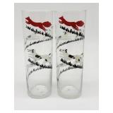Vintage Libbey Fox Hunt Highball Glasses