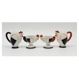 Vintage Holt Howard Coq Rouge Chicken Egg Cups &