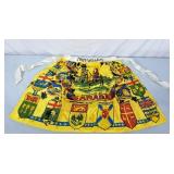 Vintage Souvenir of Canada Satin Apron - Few Tiny