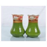 Royal Bayreuth "Cows" Vases - 4"H, No Chips or