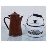 Vintage Enamel Teapots