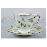 Beautiful Vintage Aynsley Shamrock Teacup &